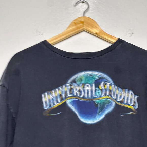 Universal Studios Graphic T Shirt Theme Park Men XL Black Retro VTG Florida Tee - Picture 3 of 6